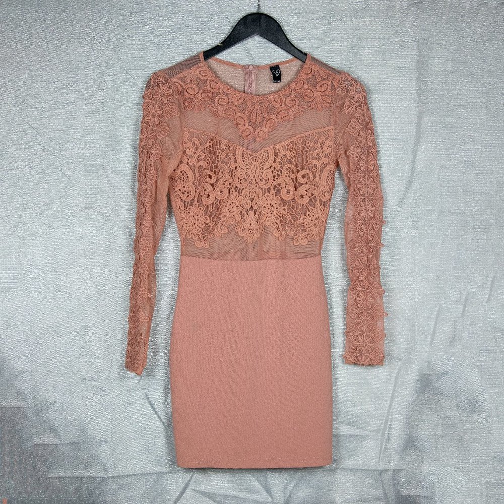 Lace Top Pencil Dress